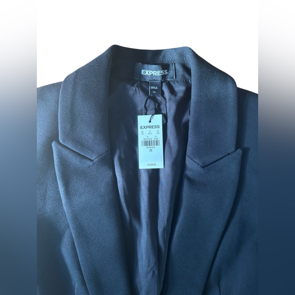 NWT Express Open Front Boyfriend Blazer - Picture 4 of 5